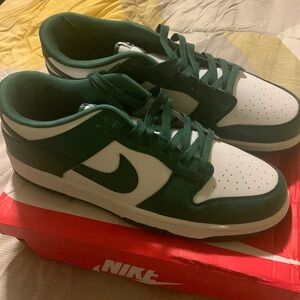 Nike Dunk Low 'Michigan State' Spartan Varsity Green🔥🔥